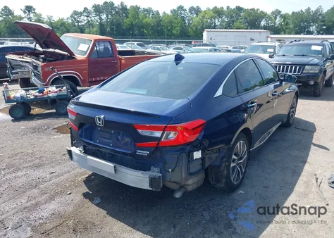 2020 Honda Accord Hybrid Touring из США, поврежденный, VIN 1HGCV3F98LA001130